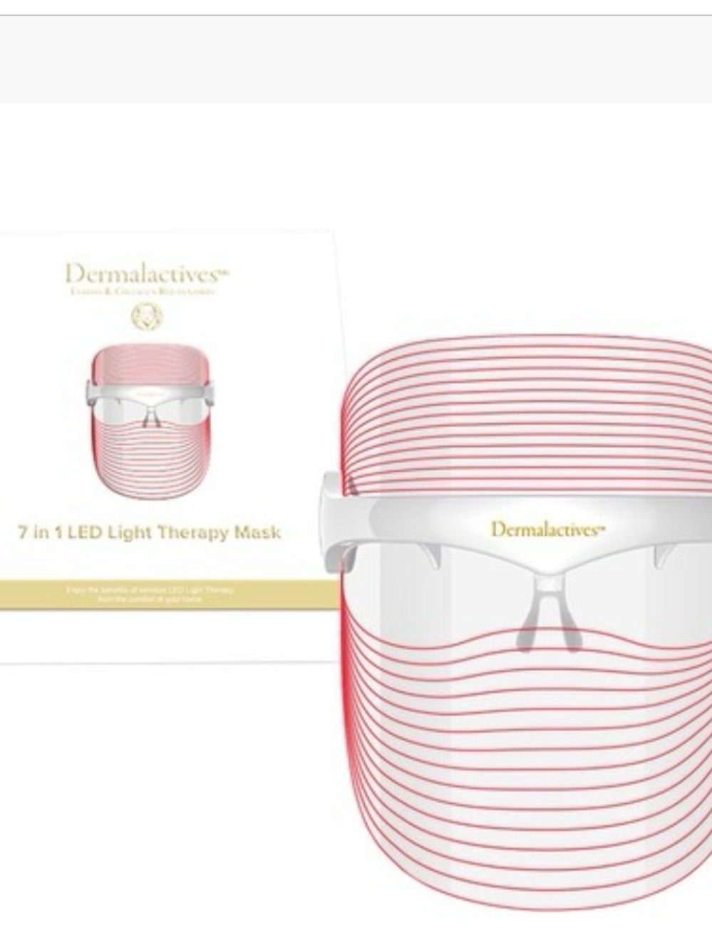 Dermalactives 7-in-1 LED Light Therapy Mask - Pink